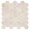 Andova Tiles SAMPLE Channing 2 x 2 Marble Honeycomb Mosaic Floor Use Tile SAM-ANDCHA130 - alternate 5
